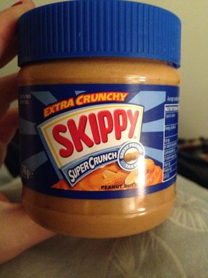 Skippy Peanut Butter Crunchy front packaging