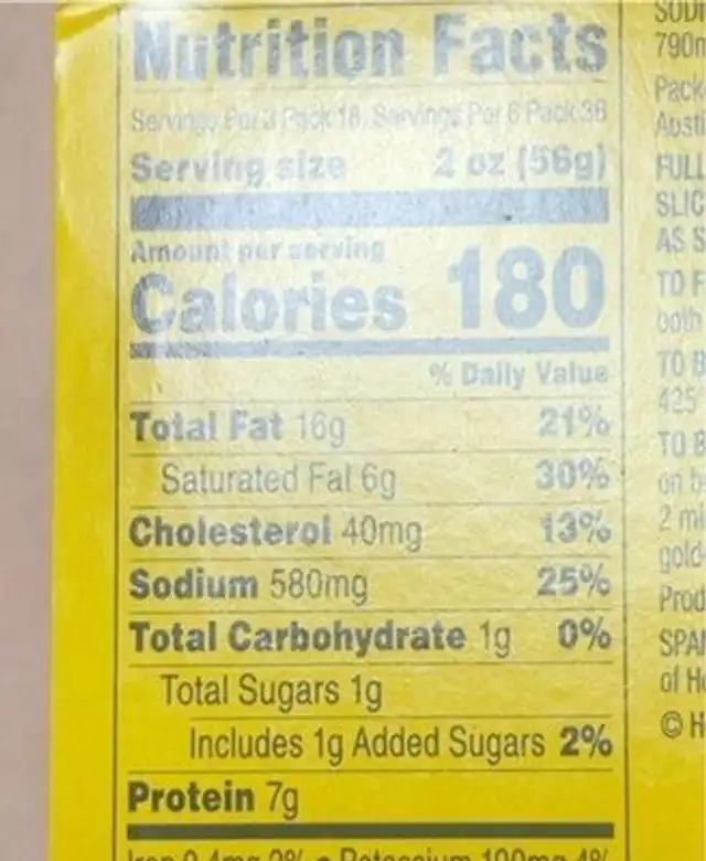 Reduced sodium six ounce cans value nutrition facts table