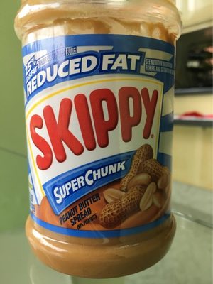 Skippy - Reduced Fat Peanut Butter - Super Chunk front packaging