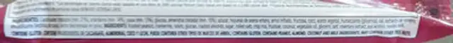Special K Nut Bar ingredients label