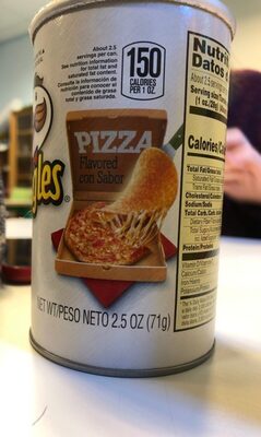 Potato crisps front packaging