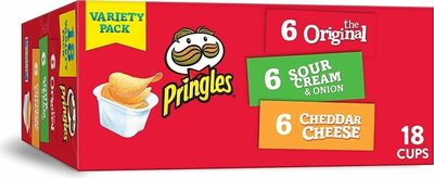 Flavored Variety Potato Crisps Original front packaging