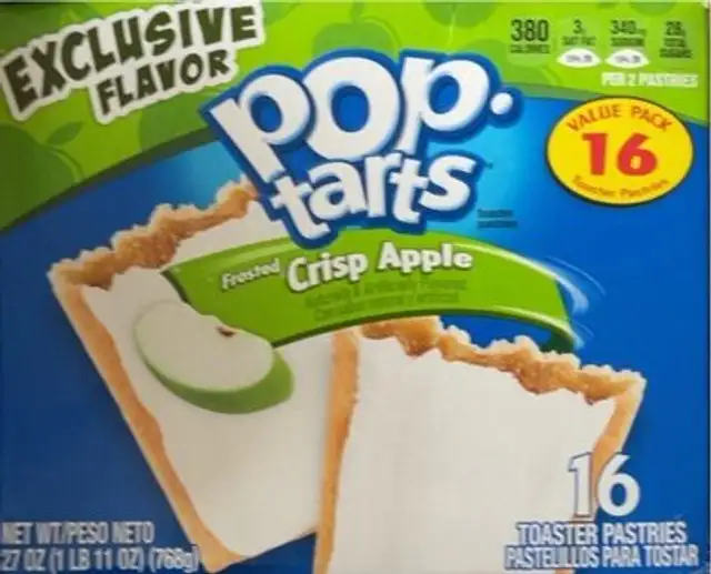 Frosted crisp apple