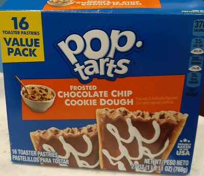 Chocolate chip cookie dough front packaging