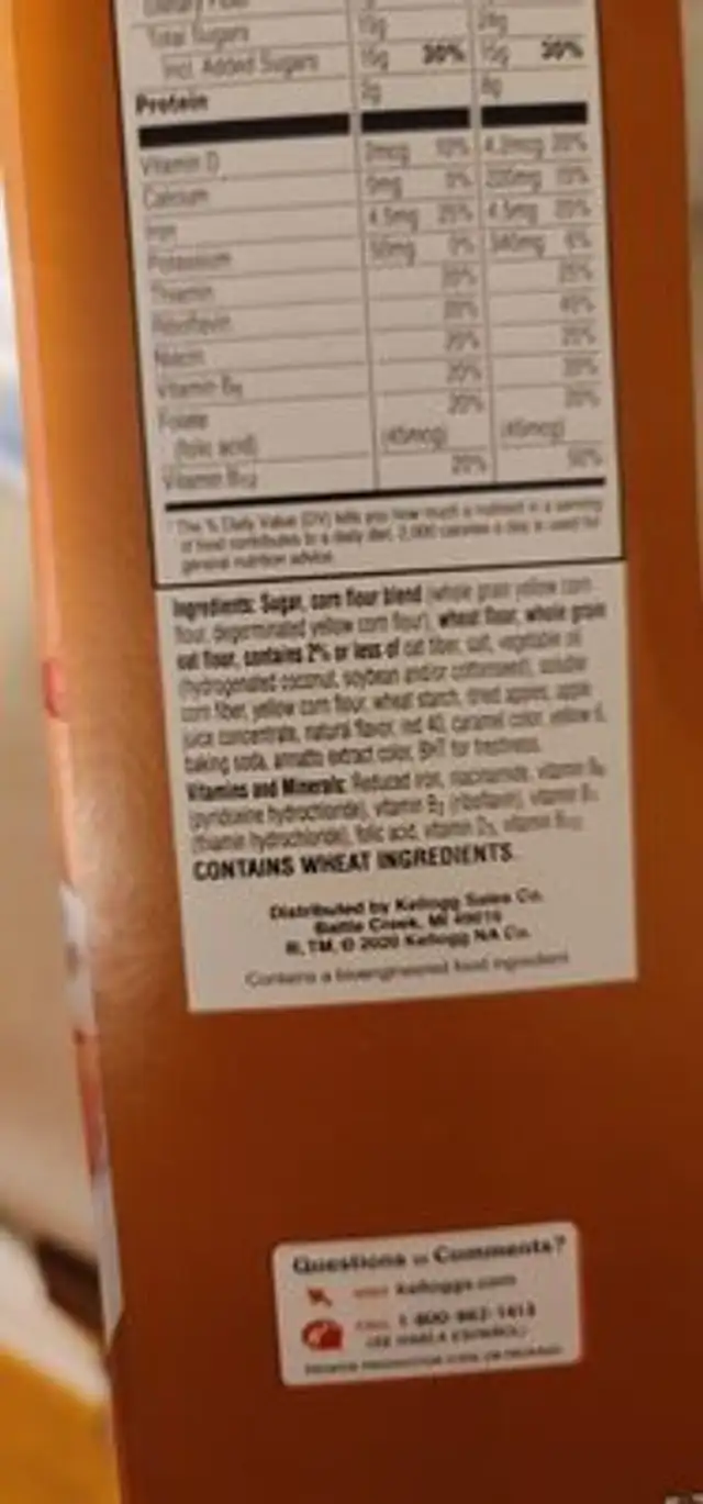 apple jacks caramel ingredients label