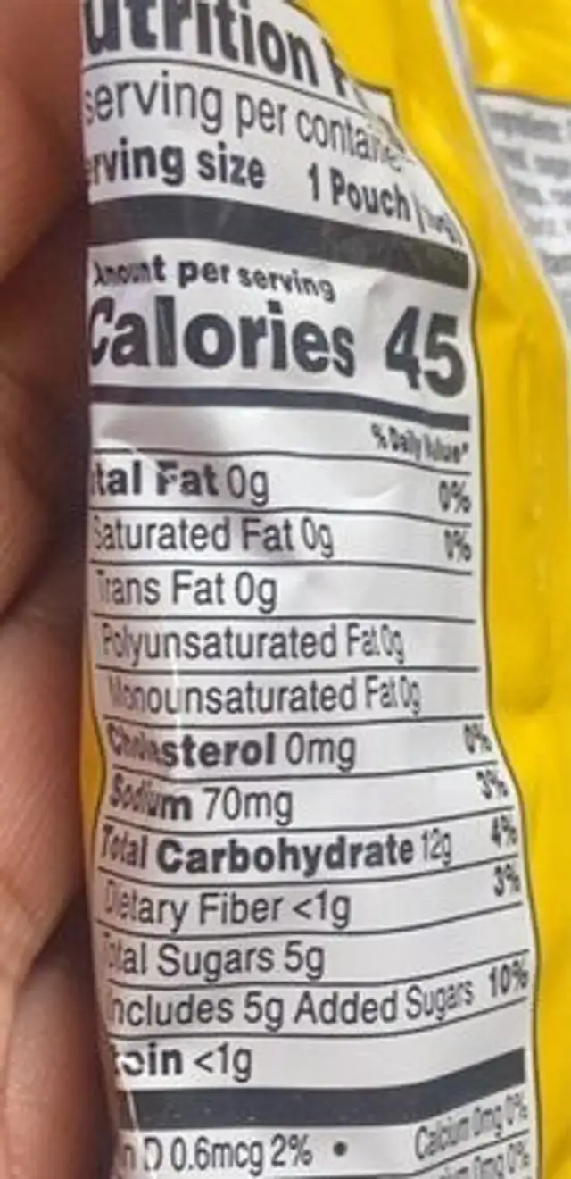 Caramel Crunch Jumbo Snax Cereal, Caramel Crunch nutrition facts table