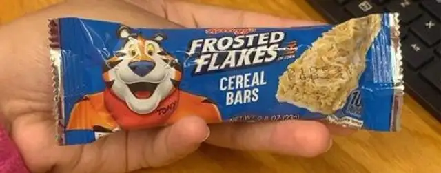 frosted flakes cereal bars