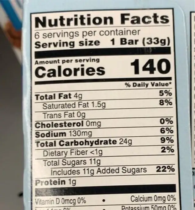 Rice crispy treats homestyle chocolate nutrition facts table