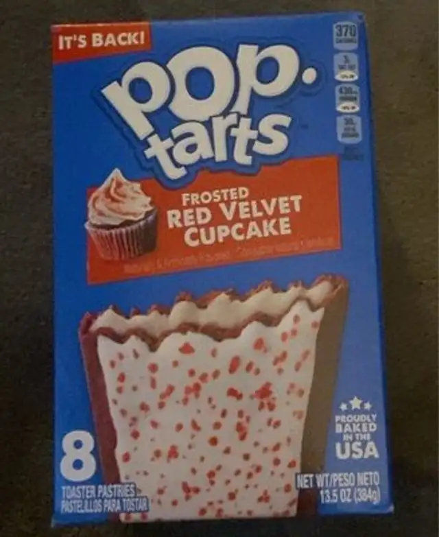 Frosted Red Velvet Cupcake Poptarts