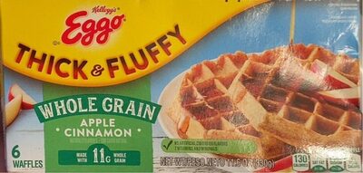 Thick & Fluffy whole grain apple cinnamon front packaging