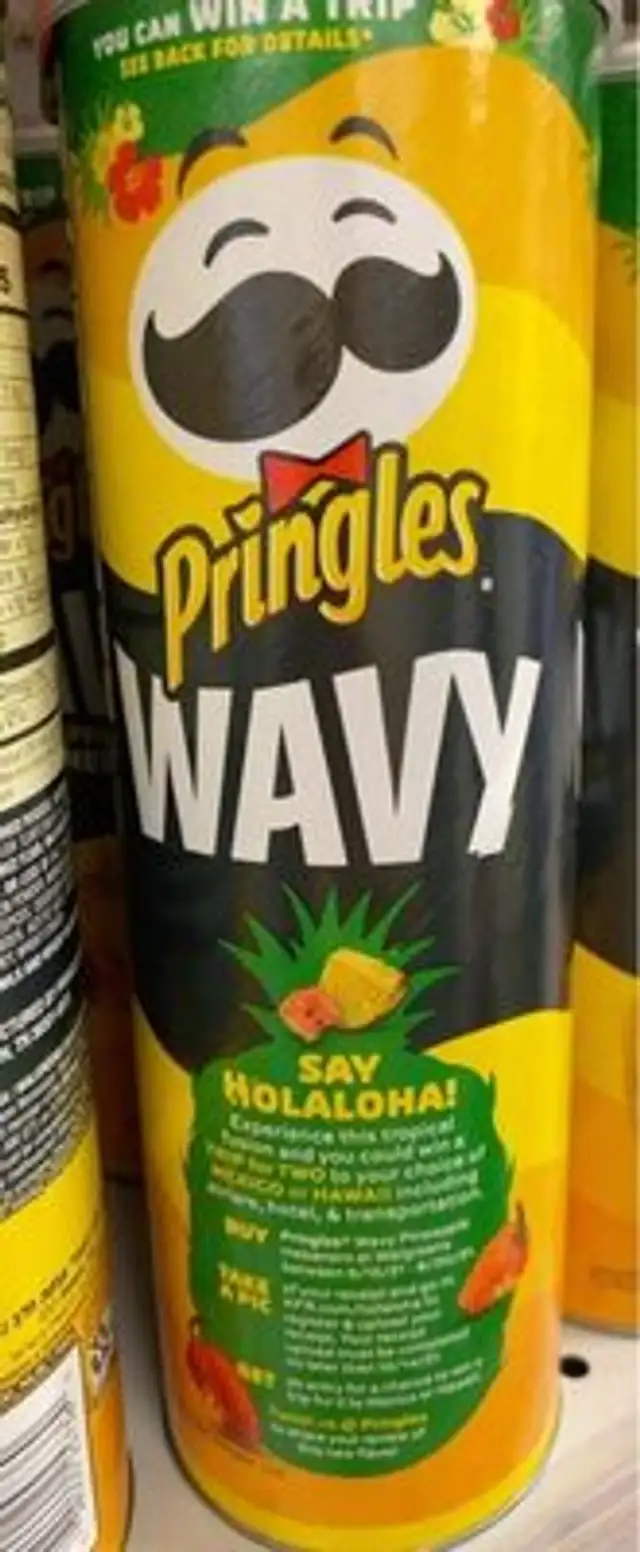 Pringles wavy pineapple habanero