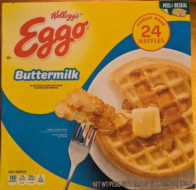 Buttermilk Waffles front packaging