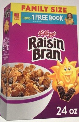 Raisin Bran front packaging