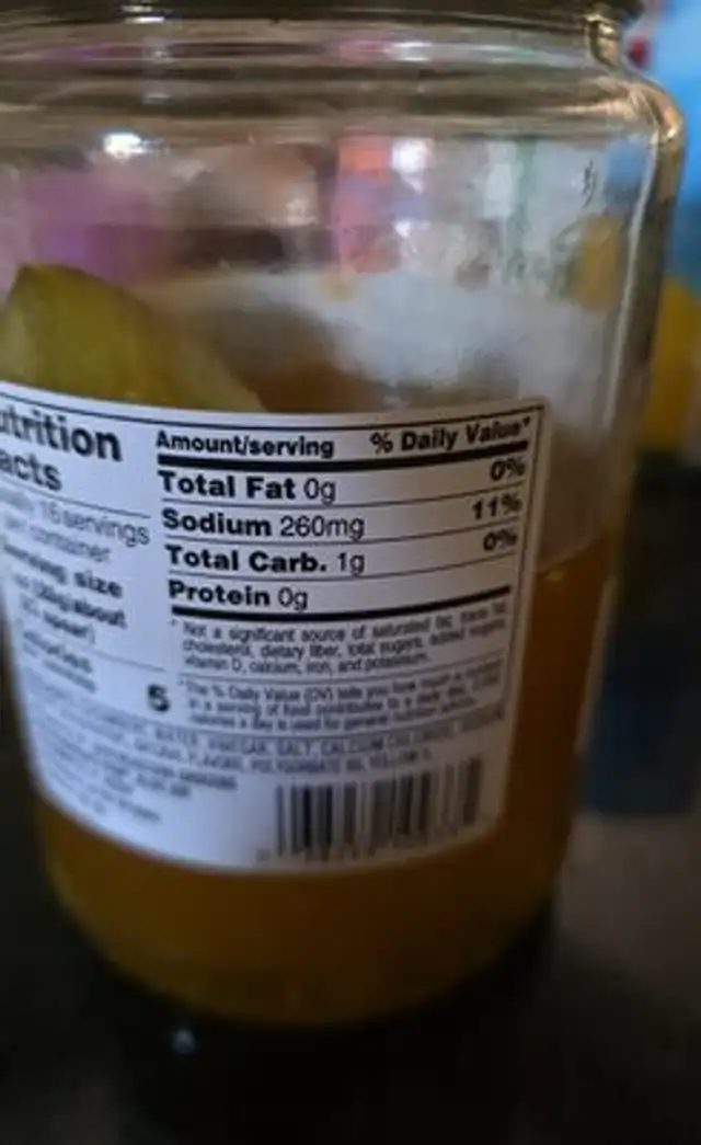 Unknown ingredients label