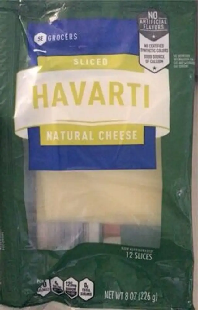 Se grocers sliced havarti