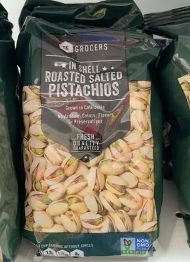 in shell roasted slated pistachios