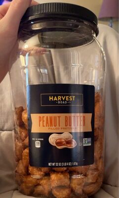 peanut butter filled pretzels front packaging