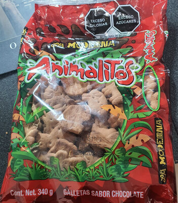 Galletas de animalitos sabor chocolate