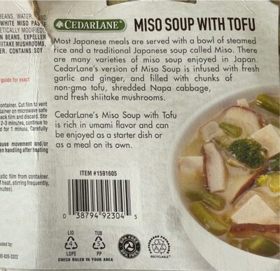 Miso Soup With Tofu