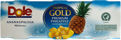 Dole Tropical Gold Ananasbiter 3stk 227g