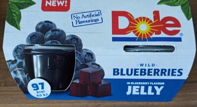 Wild blueberries in jelly