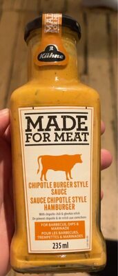 Chipotle burger style sauce