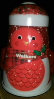 Walkers Shortbread Christmas Rockin' Robin Tin