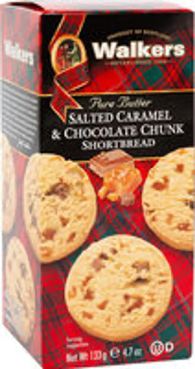Salted Caramel & Chocolate Chunk Shortbread