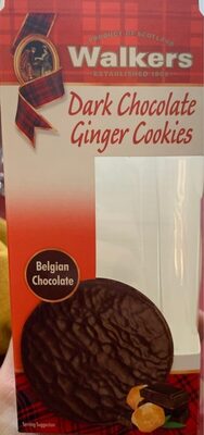 Dark Chocolate Ginger Cookies
