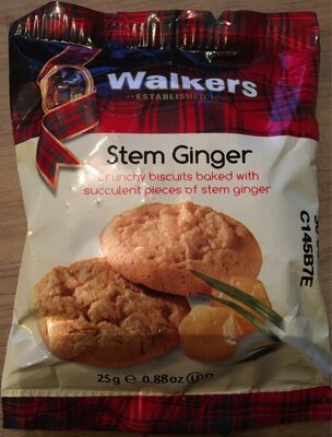 Walkers Stem Ginger biscuits