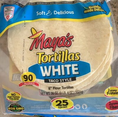 Tortillas White Taco Style