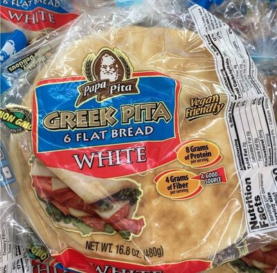 Greek pita front packaging