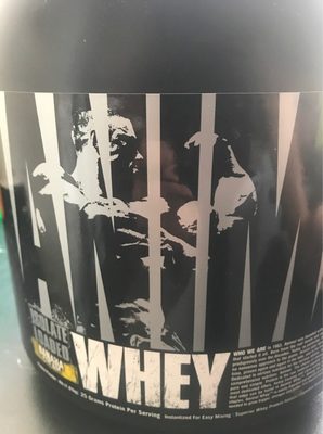 Universal Animal Whey Banana - 4 LB front packaging