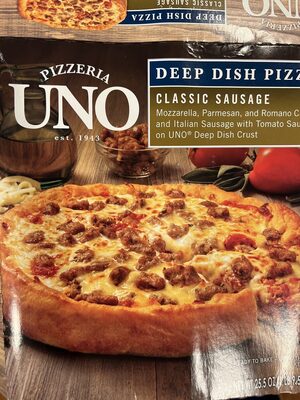 Frozen Deep Dish Pizza - Classic Sausage