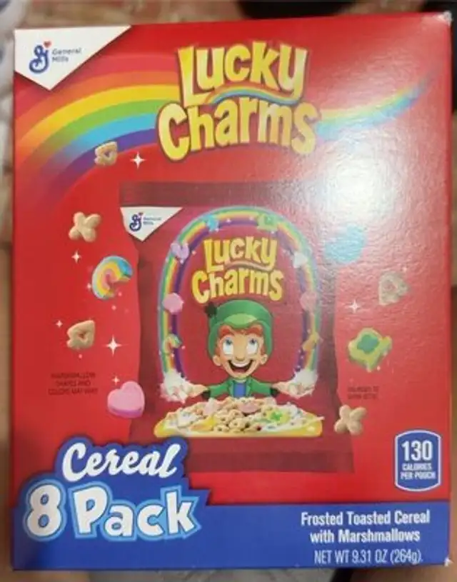 Cereal front packaging