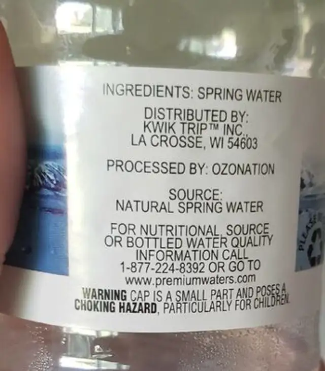 Nature's touch nutrition facts table