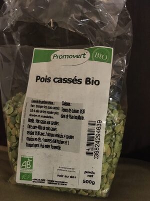 Pois cassé bio