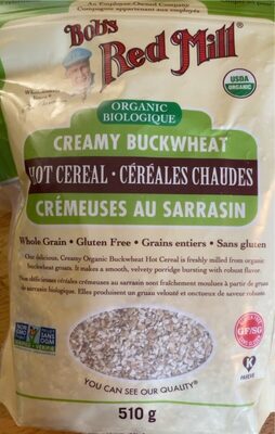 Organic Creamy Buckwheat Hot Cereal