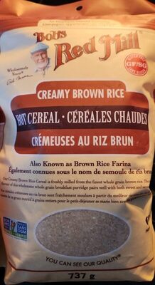 Creamy brown rice