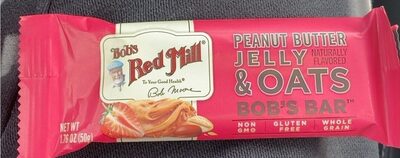 Peanut Butter Jelly Naturally Flavored & Oats Bob's Bar