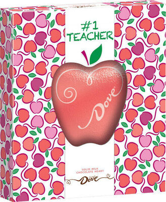 Silky smooth solid milk chocolate heart