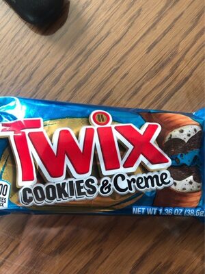 Twix cookies et creme front packaging