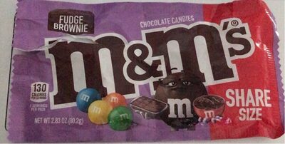 M&M’S fudge brownie