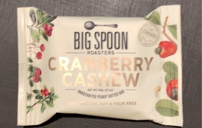 Cranberry Cashew Peanut Butter Bar