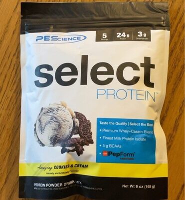 Select Protein Powder Cookies and Cream