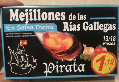 Mejillones de las Rias Gallegas en salsa vieira