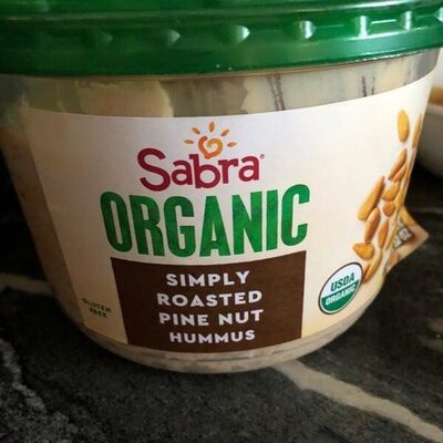 Organic simply roasted pine nut hummus