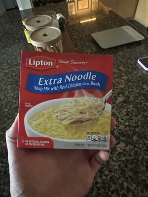 Extra Noodle Soup Mix with Real Chicken Flavor Broth