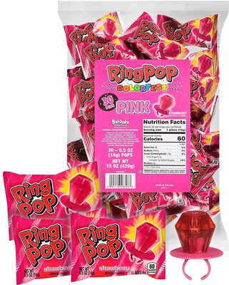 Bolsa de dulces de fresa front packaging