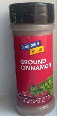 Ground cinnamon front packaging